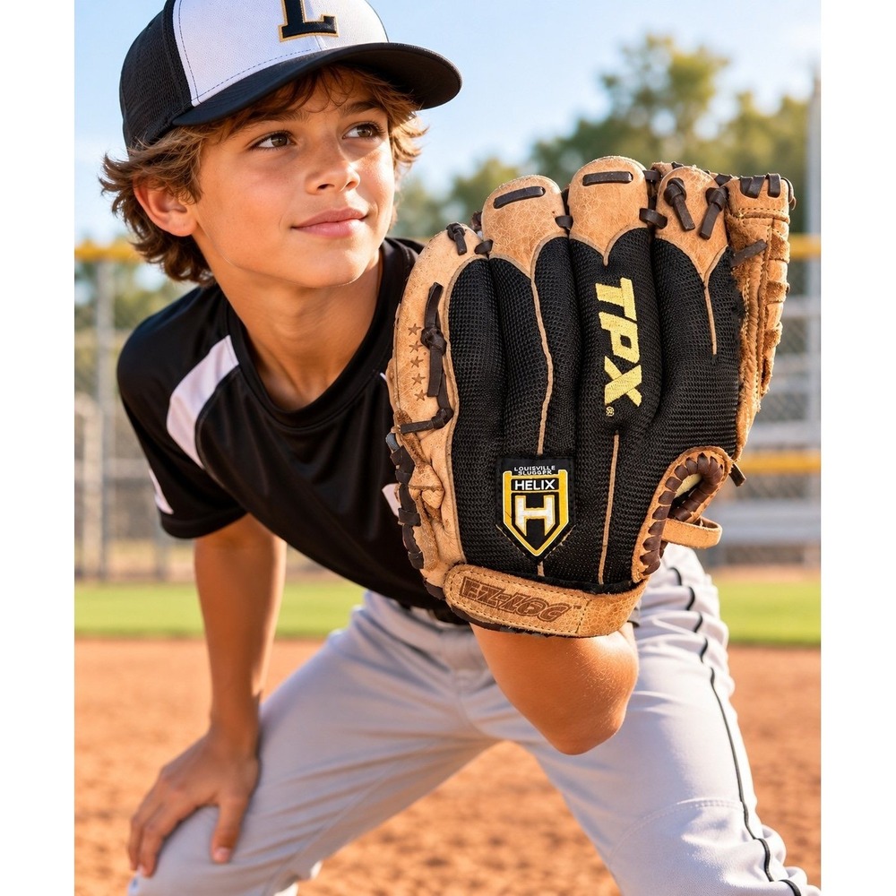 Louisville Slugger TPX Helix HXY1152 11.5" Youth Baseball Glove Leather